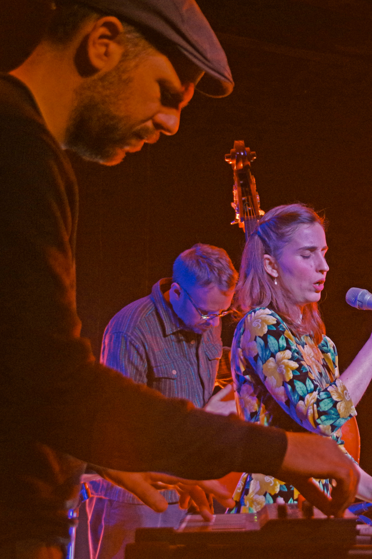 Nuno Trocado (electronics) Almut Kühne(vocals) Demian Cabaud (bass)