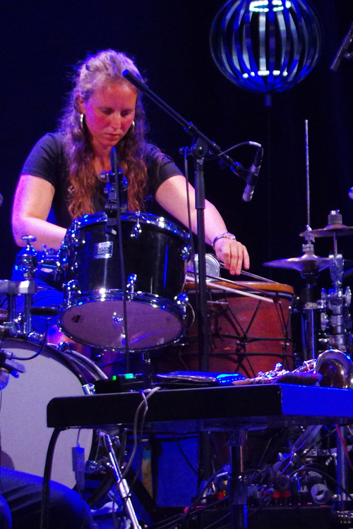 Percussionist Camille Emaille