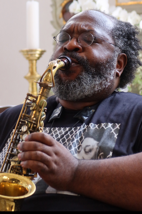 Alto saxophonist Darius Jones