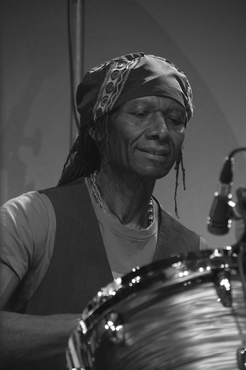 Drummer Hamid Drake