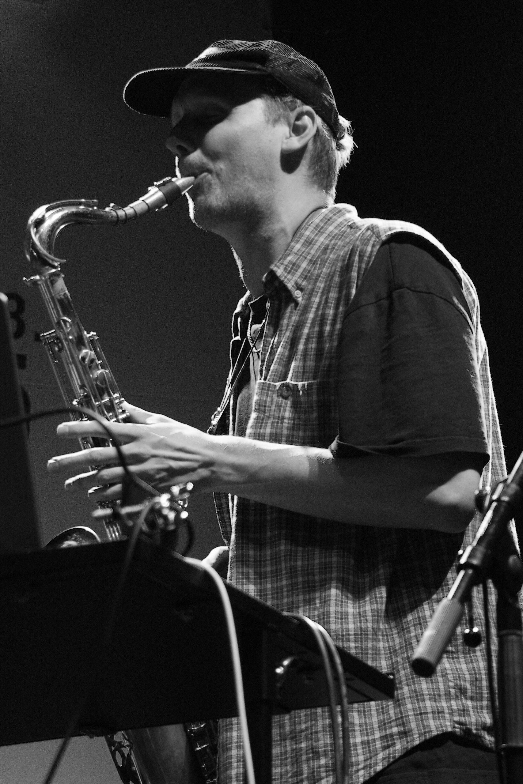 Tenor saxop-honist Karl Hjalmar Nyberg 