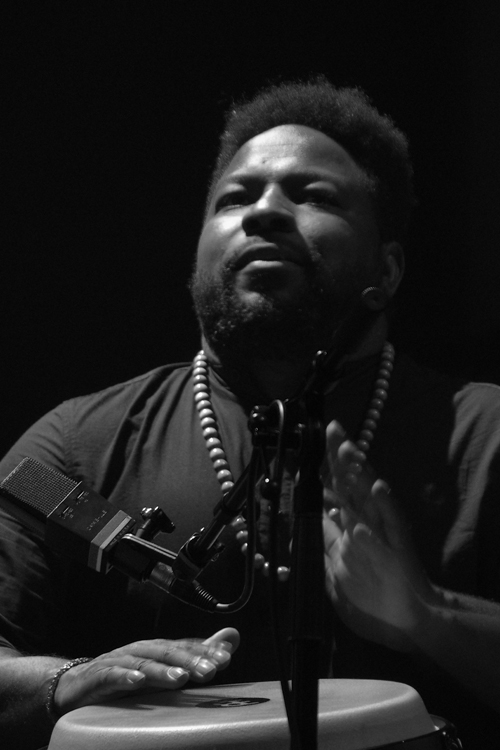 Percussionist Keisel Jimenez.