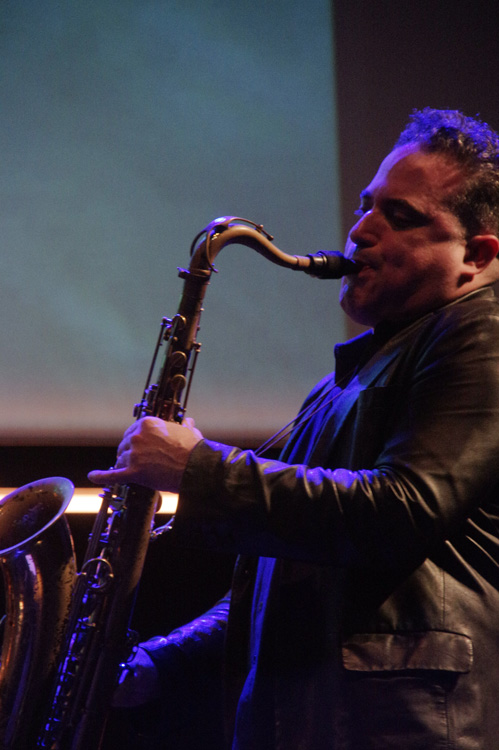 Tenor saxophonist Hery Paz