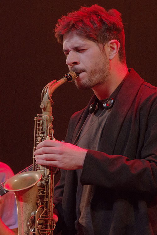Alto saxophonist José Soares